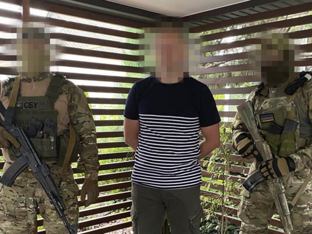 затриманий спецпризначенцями агент фсб