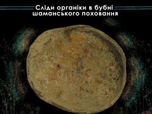 У шаманському бубні в Гребінківському кургані вчені виявили сліди органіки