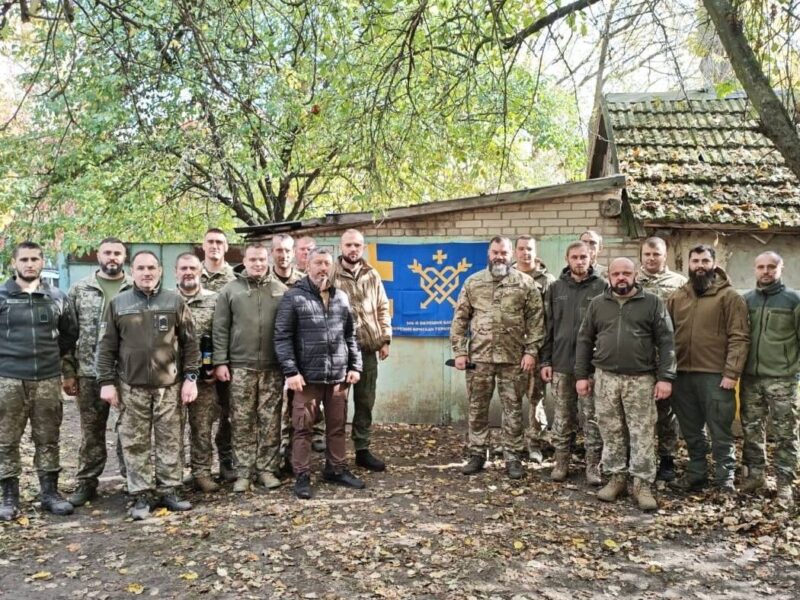 У 116 окремій бригаді сил ТрО відзначила захисників до Дня Тероборони