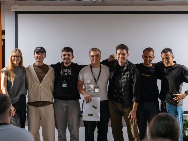 Представники ВІТІ імені Героїв Крут – переможці ІТ-Хакатону від UNIVERSE GROUP