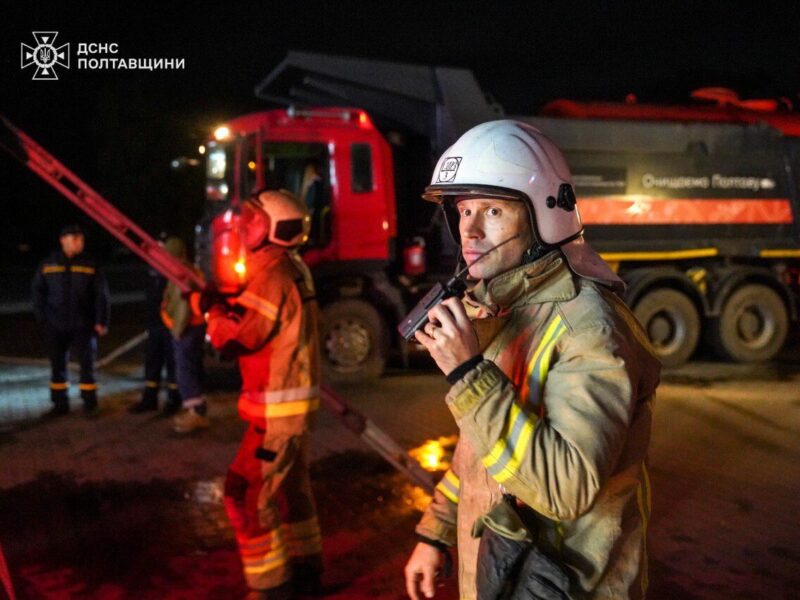 У Полтавському районі пошкоджено складське приміщення внаслідок нічної ворожої атаки (ОНОВЛЕНО)
