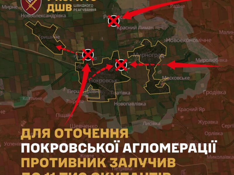 Для оточення Покровської агломерації рф залучила понад 10 тисяч військових — ДШВ