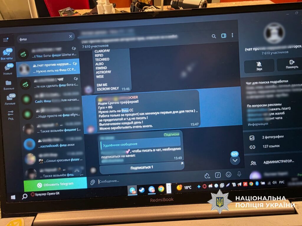 Масштабна спецоперація «WallHack»: кіберполіція викрила скам-спільноти та повідомила про підозру 23 фігурантам