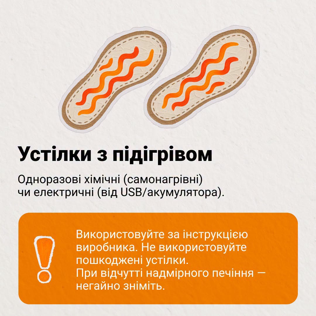 устілки з підігрівом