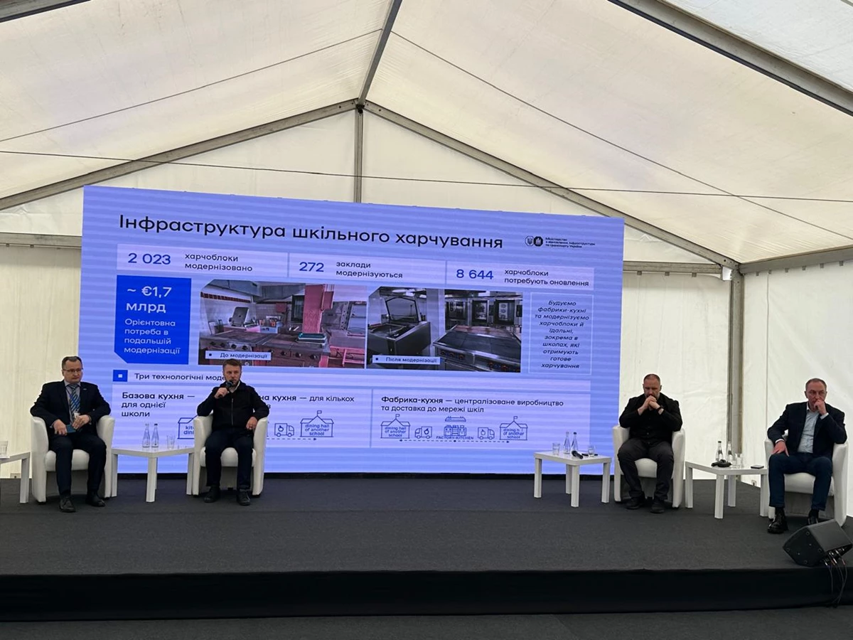 ознойомлення з роботою фабрики-кухні у Бучі