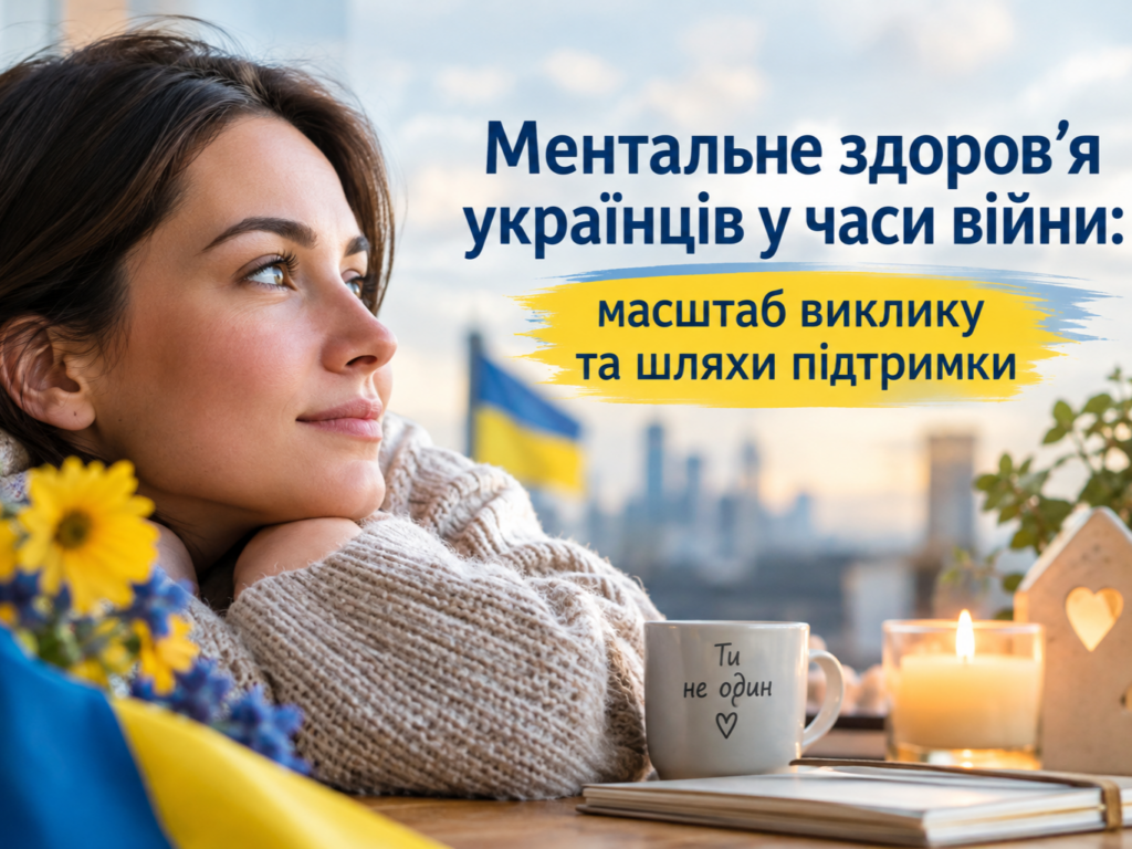 Ментальне здоров’я українців у часи війни: масштаб виклику та шляхи підтримки