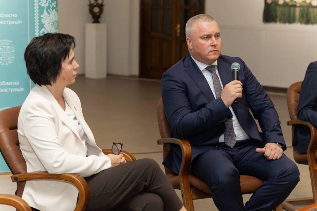 Дяківнич з представницею країни-партнера Литви