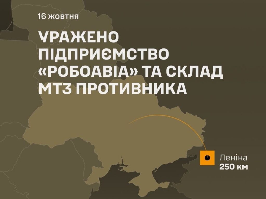 Сили оборони уразили підприємство «Робоавіа» та склад МТЗ ракетної бригади рф