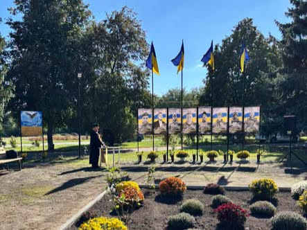 У Балясному відкрили Алею Слави на честь загиблих земляків