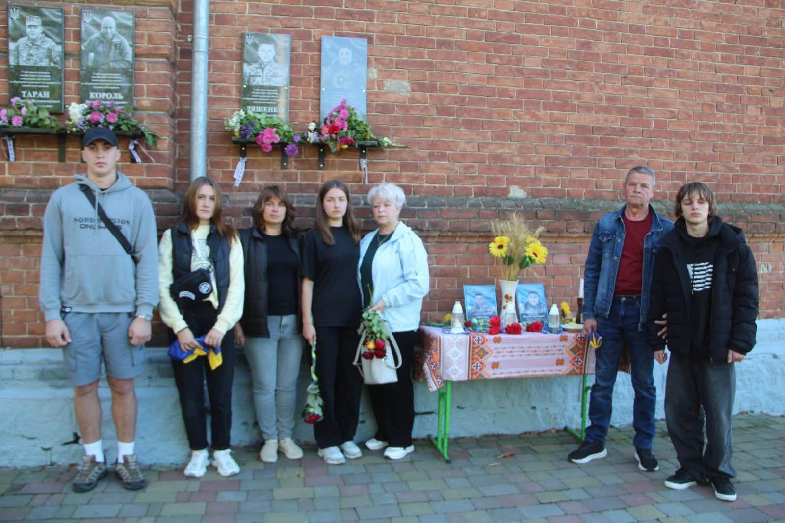 відкриття пам'ятних дошок у Ромоданівській громаді