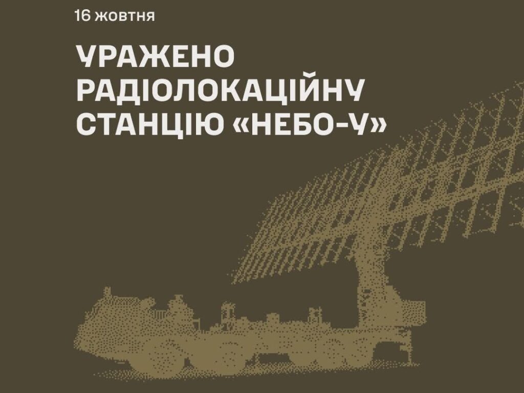 Сили оборони України знищили російську РЛС «Небо-У» вартістю $100 мільйонів у Краснодарському краї
