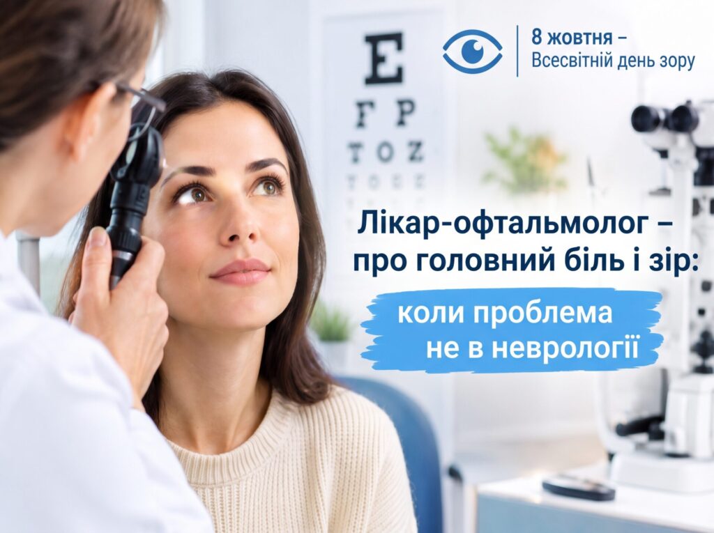 Від мігрені до глаукоми: як пов’язані головний біль і порушення зору