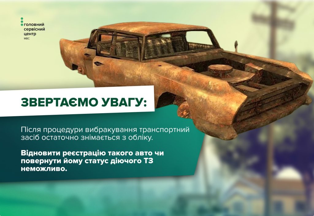 кузов знищеного авто