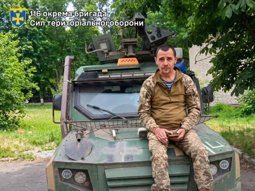 «Ти йдеш — і я з тобою»: історія полтавського далекобійника з позивним «Таксист», який воює в артилерії 116-ї бригади ТрО разом із сином