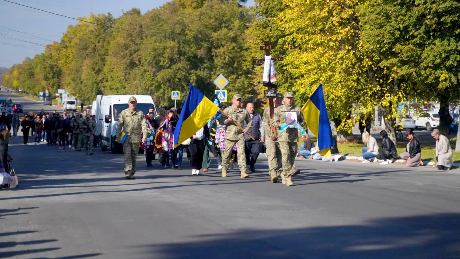 Кобеляцька громада провела в останню путь Захисника України