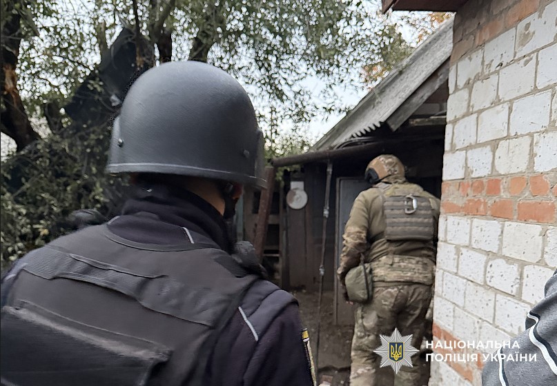 вибухотехніки перевіряють подвір'я